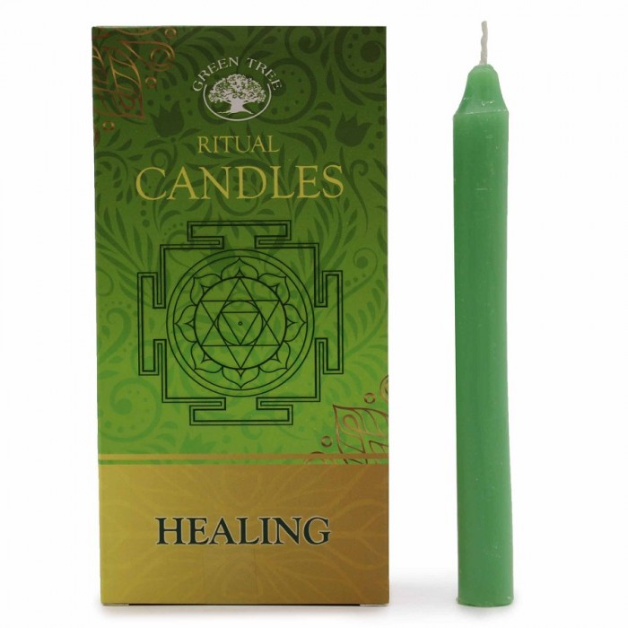 Spell Candles Πράσινο 10 τεμάχια Νέα προϊόντα